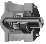 Single inside mechanical seal